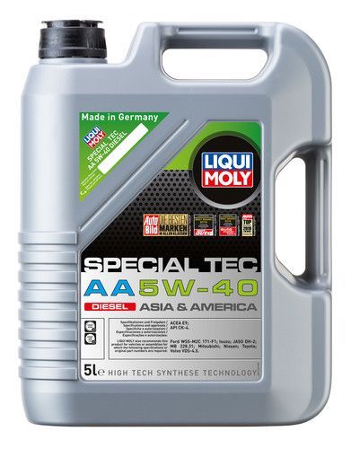 21332 LiquiMoly НС-синтетическое моторное масло Special Tec AA  Diesel 5W-40 CK-4 E9 (5л)