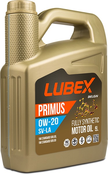 L034-1620-0405 LUBEX Синтетическое моторное масло PRIMUS SV-LA 0W-20 (5л)
