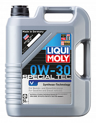 2853 LiquiMoly НС-синтетическое моторное масло Special Tec V 0W-30 5л 2853 LiquiMoly НС-синтетическое моторное масло Special Tec V 0W-30 5л