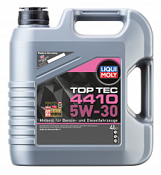 21403 LiquiMoly НС-синтетическое моторное масло Top Tec 4410 5W-30 4л 21403 LiquiMoly НС-синтетическое моторное масло Top Tec 4410 5W-30 4л