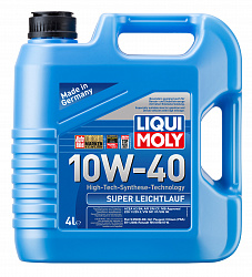 1916 LiquiMoly НС-синтетическое моторное масло Super Leichtlauf 10W-40 4л 1916 LiquiMoly НС-синтетическое моторное масло Super Leichtlauf 10W-40 4л