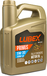 L034-1624-0405 LUBEX Синтетическое моторное масло PRIMUS SVW-LA 5W-30 SN C3 (5л)
