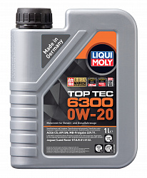 21216 LiquiMoly НС-синтетическое моторное масло Top Tec 6300 0W-20 1л 21216 LiquiMoly НС-синтетическое моторное масло Top Tec 6300 0W-20 1л