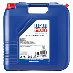 21263 LiquiMoly НС-синтетическое моторное масло Top Tec Truck 4650 10W-30 20л 21263 LiquiMoly НС-синтетическое моторное масло Top Tec Truck 4650 10W-30 20л