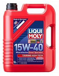 2475 LiquiMoly Минеральное моторное масло Touring High Tech SHPD-Motoroil Basic 15W-40 5л