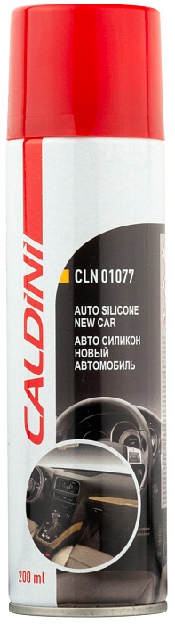 CLN01077 CALDINI Ср-во д/ухода за пластиком с силик. (нов. а/м) Auto Silicone New Car Spray (0,2л)