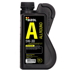 81330 BIZOL НС-синтетическое моторное масло Allround 5W-30 SN GF-5 (1л)