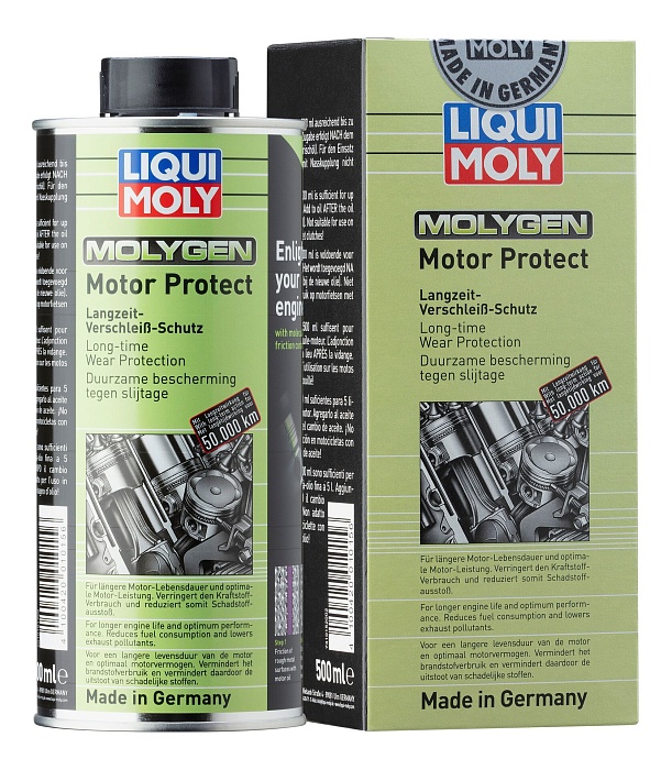 1015 LiquiMoly Антифрикционная присадка для долговременн.защиты двигателя Molygen Motor Protect 0,5л