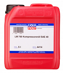 4414 LiquiMoly Синтетическое компрессорное масло LM 750 Kompressorenoil 40 5л 4414 LiquiMoly Синтетическое компрессорное масло LM 750 Kompressorenoil 40 5л