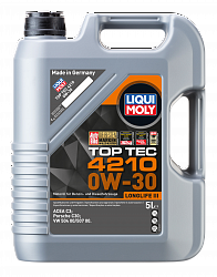 21605 LiquiMoly НС-синтетическое моторное масло Top Tec 4210 0W-30 5л 21605 LiquiMoly НС-синтетическое моторное масло Top Tec 4210 0W-30 5л