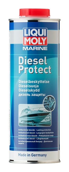 25003 LiquiMoly Присадка для защиты дизельных топливных систем водной техники Diesel Protect 1л