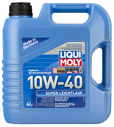9504 LiquiMoly НС-синтетическое моторное масло Super Leichtlauf 10W-40 SN A3/B4 (4л)