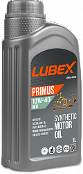L034-1322-1201 LUBEX Синтетическое моторное масло PRIMUS MV 10W-40 CF/SN A3/B4 (1л)