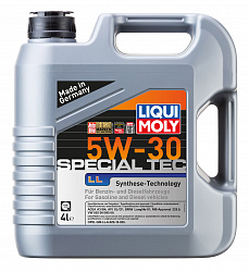 7654 LiquiMoly НС-синтетическое моторное масло Special Tec LL 5W-30 4л 7654 LiquiMoly НС-синтетическое моторное масло Special Tec LL 5W-30 4л
