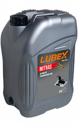 L020-0869-0020 LUBEX Минеральное трансмиссионное масло для АКПП MITRAS ATF DX II (20л)