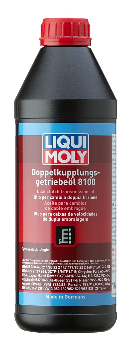 3640 LiquiMoly НС-синтетическое трансмиссионное масло для DSG Doppelkupplungsgetriebe-Oil 8100 1л