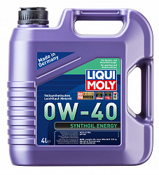 2451 LiquiMoly Синтетическое моторное масло Synthoil Energy 0W-40 4л 2451 LiquiMoly Синтетическое моторное масло Synthoil Energy 0W-40 4л