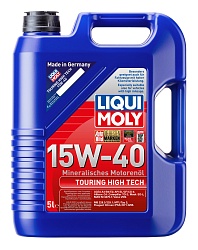1862 LiquiMoly Минеральное моторное масло Touring High Tech 15W-40 5л 1862 LiquiMoly Минеральное моторное масло Touring High Tech 15W-40 5л