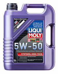 9068 LiquiMoly Синтетическое моторное масло Synthoil High Tech 5W-50 5л 9068 LiquiMoly Синтетическое моторное масло Synthoil High Tech 5W-50 5л