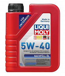 1305 LiquiMoly НС-синтетическое моторное масло Nachfull Oil 5W-40 1л 1305 LiquiMoly НС-синтетическое моторное масло Nachfull Oil 5W-40 1л