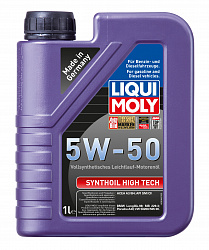 9066 LiquiMoly Синтетическое моторное масло Synthoil High Tech 5W-50 1л 9066 LiquiMoly Синтетическое моторное масло Synthoil High Tech 5W-50 1л