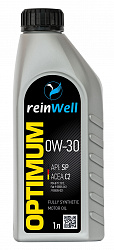 4947 ReinWell Синтетическое моторное масло 0W-30 API SP, ACEA C2 (1л)