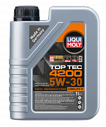 7660 LiquiMoly НС-синтетическое моторное масло Top Tec 4200 5W-30 1л 7660 LiquiMoly НС-синтетическое моторное масло Top Tec 4200 5W-30 1л