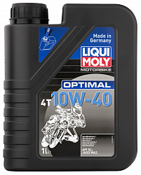 21862 LiquiMoly Мин. мот.масло д/4-т.мотоц. Motorbike Optimal 4T 10W-40 SL MA2 (1л)