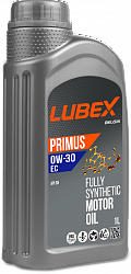 L034-1298-1201 LUBEX Синтетическое моторное масло PRIMUS EC 0W-30 (1л) L034-1298-1201 LUBEX Синтетическое моторное масло PRIMUS EC 0W-30 (1л)