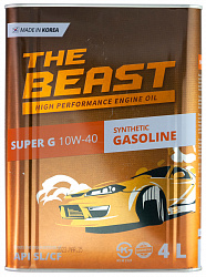 E0108L04U1 THE BEAST Синтетическое моторное масло SUPER G 10W-40 (4л) E0108L04U1 THE BEAST Синтетическое моторное масло SUPER G 10W-40 (4л)
