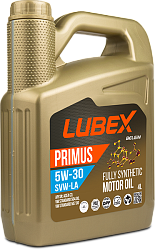 L034-1624-0404 LUBEX Синтетическое моторное масло PRIMUS SVW-LA 5W-30 SN C3 (4л)
