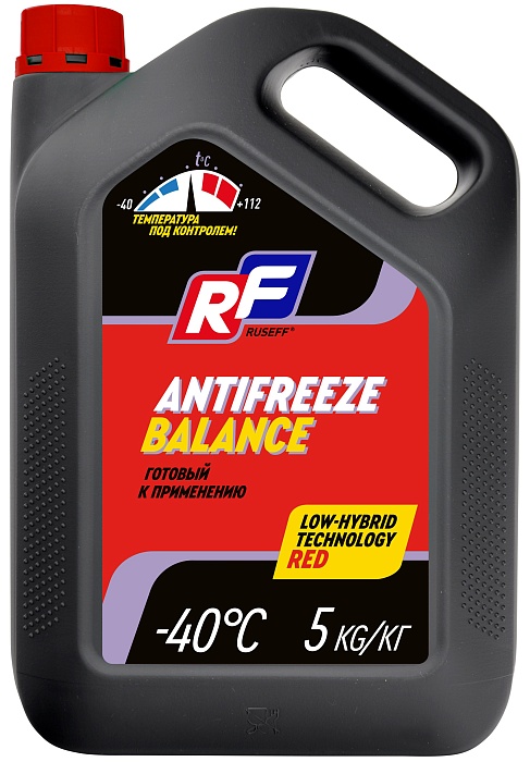 17482N RUSEFF Антифриз ANTIFREEZE Balance "Красный" (5 кг)