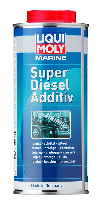 25007 LiquiMoly Присадка супер-дизель для водной техники Marine Super Diesel Additive 1л