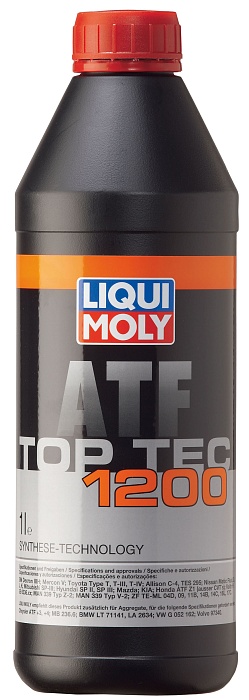 3681 LiquiMoly НС-синтетическое трансмиссионное масло для АКПП Top Tec ATF 1200 1л