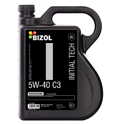 186311 BIZOL НС-синтетическое моторное масло Initial Tech 5W-40 C3 (5л) 186311 BIZOL НС-синтетическое моторное масло Initial Tech 5W-40 C3 (5л)