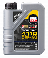 21478 LiquiMoly НС-синтетическое моторное масло Top Tec 4110 5W-40 1л 21478 LiquiMoly НС-синтетическое моторное масло Top Tec 4110 5W-40 1л