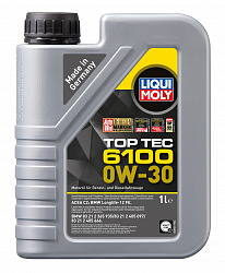 20777 LiquiMoly НС-синтетическое моторное масло Top Tec 6100 0W-30 1л 20777 LiquiMoly НС-синтетическое моторное масло Top Tec 6100 0W-30 1л