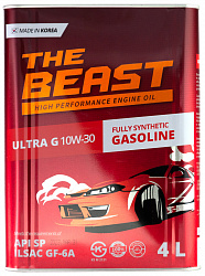 E0112L04U1 THE BEAST Минеральное моторное масло ULTRA G 10W-30 (4л)
